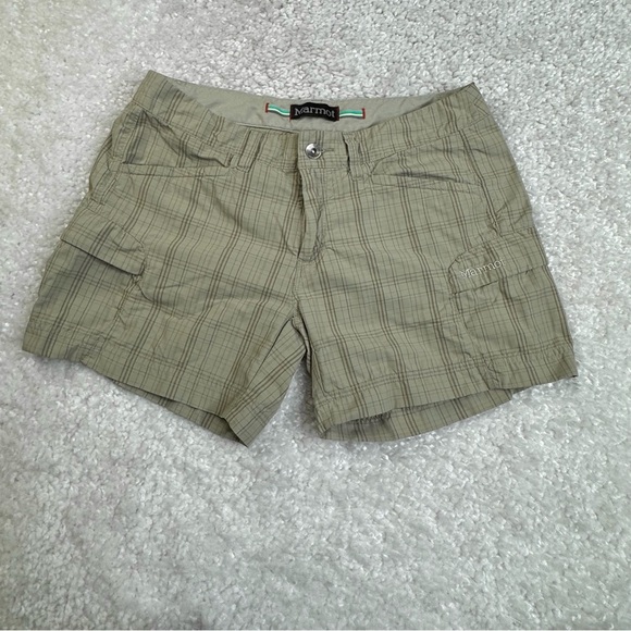 Marmot Tan Cargo Shorts Lightweight Casual Fit - Picture 1 of 10